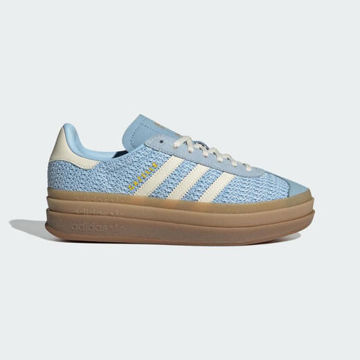阿迪达斯 （adidas）Originals三叶草2025年男女GAZELLE BOLD W经典厚底运动板鞋 JS3899 40
