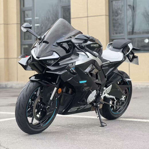 Второй рукой Chunfeng 675SR-S Трехцилиндровый водяной охлаждение 450SR тяжелая машина Qianjiang QJ Racing 600RS Спортивные автомобили имитация мотоцикл Black