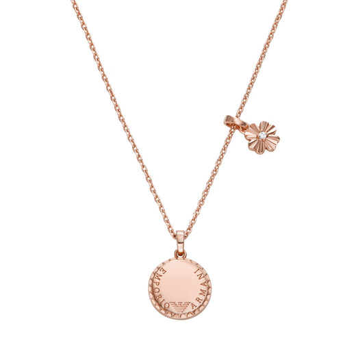 EMPORIO ARMANI Armani women's necklace pendant four-leaf clover necklace female birthday gift for girlfriend next day delivery EGS3277221