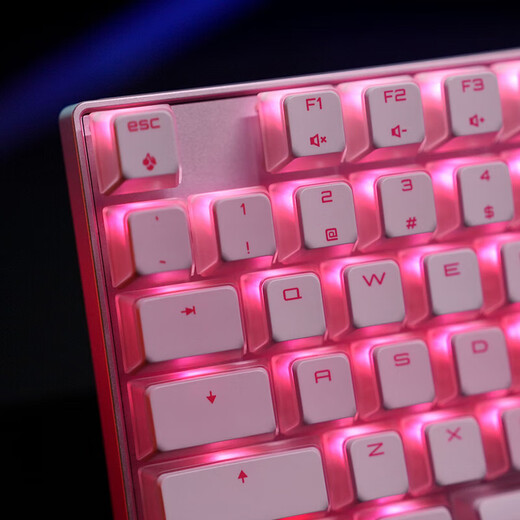 Cherry Cherry Mx8.2 Xaga obsidian серия беспроводной Bluetooth Трехмодные игры E-Sports Mechanical Keyboard RGB Эффект светового эффекта Тройной прозрачный клавиш PBT, совместим с системой Mac Xaga-Pink Silver-Send Box Box
