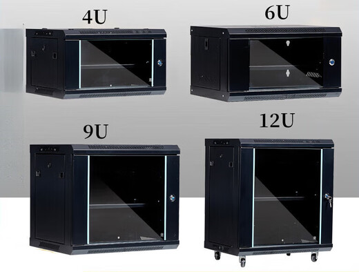 6u4u12u network cabinet small 2u9u weak current box equipment monitoring cabinet wall-mounted home wall-mounted switch luxury 4U width 550 height 240 depth 400 0x0x0cm