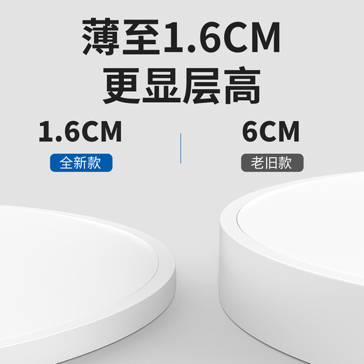 Chint human body sensor ceiling lamp intelligent light control lamp dust-proof, moisture-proof, mosquito-proof, corridor corridor garage lamp 24W white light 37CM diameter