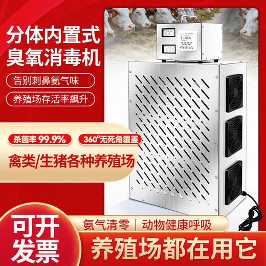 Fenrui built-in central air conditioning ozone sterilizer food factory workshop warehouse air purification ozone generator split built-in ozone sterilizer Delixi intelligent time control 70g
