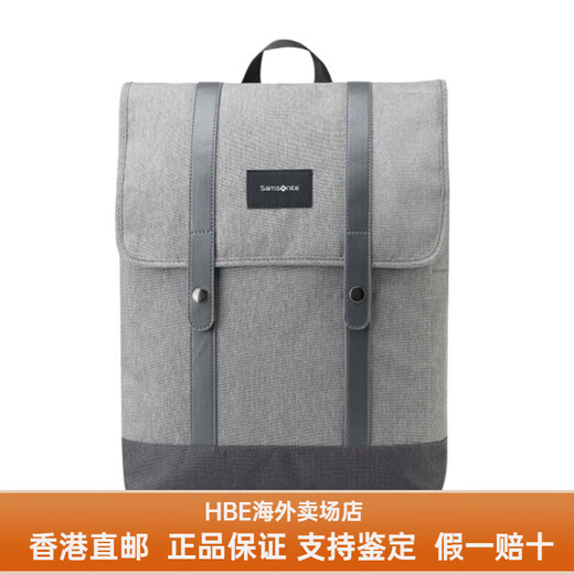 Samsonite de 14 pulgadas mochila para computadora para hombres y mujeres Moda contrastes informales Versión coreana 96Q Bags con bolso lateral naranja hbe color naranja