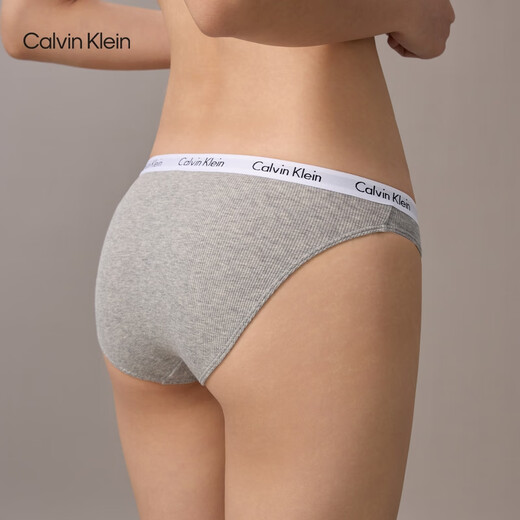 Calvin Klein Albosca para mujeres CH CHITO COL ALGODAD CK BIKINI SOLIDO DE CIBIENTO SOLIDO DE CORT SOLIDO SOLIDO PARA LAS MUJERES QP3266O Z64 Space Black/Coconut Blue Grey/Pink Pink 3 M