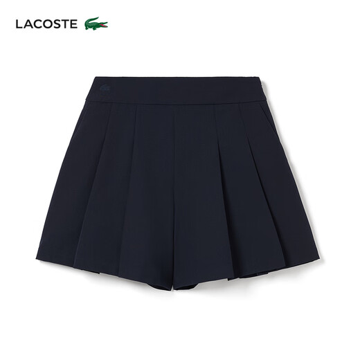 Crocodile (Lacoste) французская крокодила женская мода мода мода с плиссированными цветными шортами.