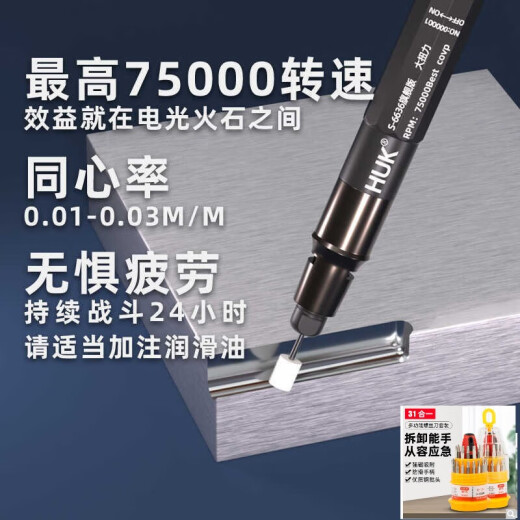 Großkugel, kleiner runder, kleiner pneumatischer Mühle, Luftschleife, Luftschleifer, Industriegrad 3M Griff, kleines pneumatisches Schleifen, Polieren, S663 verbessertes Modell 6636 Einzelmaschinen + Zylindrische 2,0 mm (importiertes Schleifen