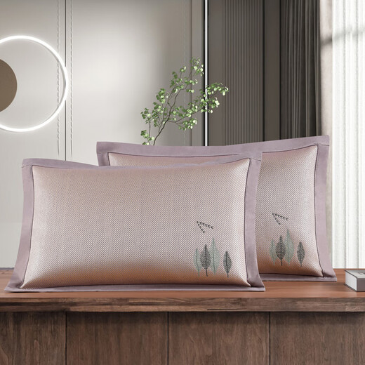 MUJI COM MUJI mismo estilo Summer Seda Seda Cool Almohada Verano Mat de la alfombra del cuello Núcleo de almohada de almohada de almohada Un solo estudiante Vine de hielo 679-12 Norma de almohada + Cassia almohada (uno de 10 cm 8-