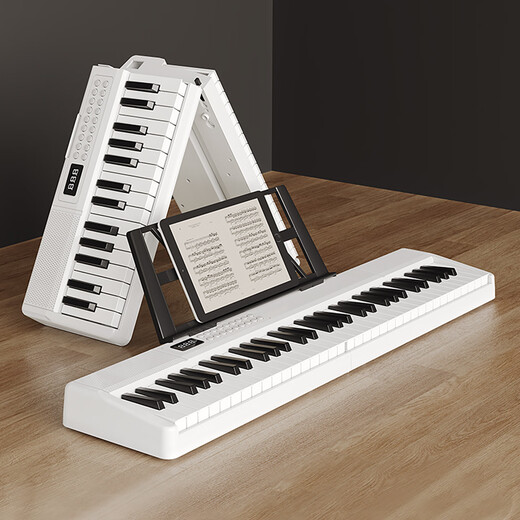 Beethostar foldable electronic piano 61-key power electronic piano portable electric piano for beginners and professional alternative to hand-rolled piano folding model 61-key standard version official standard configuration