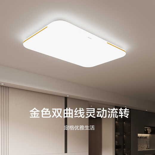 Philips (PHILIPS) living room ceiling lamp full spectrum eye protection simple ultra-thin dimmable lamp 130W Pinyi includes installation