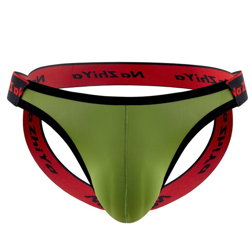 
Thong sexy one rope large men's thong belt nightclub sex Japanese style hollow big bag E. Black one piece M Weight 120-130Jin [Jin equals 0.5 kg]