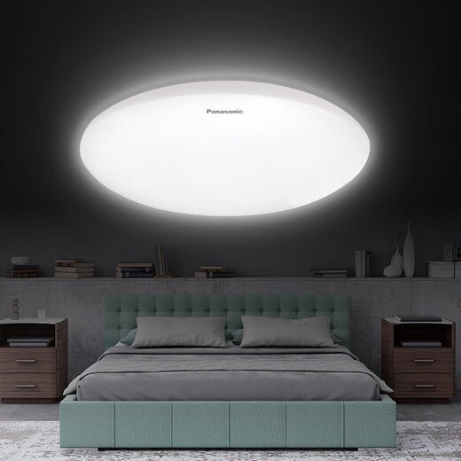 Panasonic Lighting LED Ceiling Light Bedroom Children's Room Light Modern Simple Kitchen Corridor Aisle Household Lighting 18W 18W Silver-edged Round 8-12M2 1048L