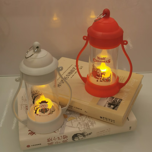 Photo atmosphere light mini retro simulation led electronic night light pendant festival outdoor scene atmosphere decorative light red pony lantern