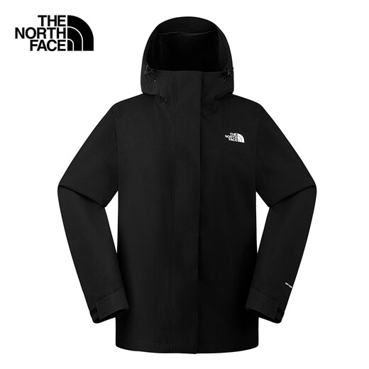 
The North Face North Shock Clothes Women's 25 Autumn and Winter New Outdoor Sports Windproof Waterproof Single-layer Hard Cover Jacket 8DX8 JK3/Cosmic Black L/165/92A