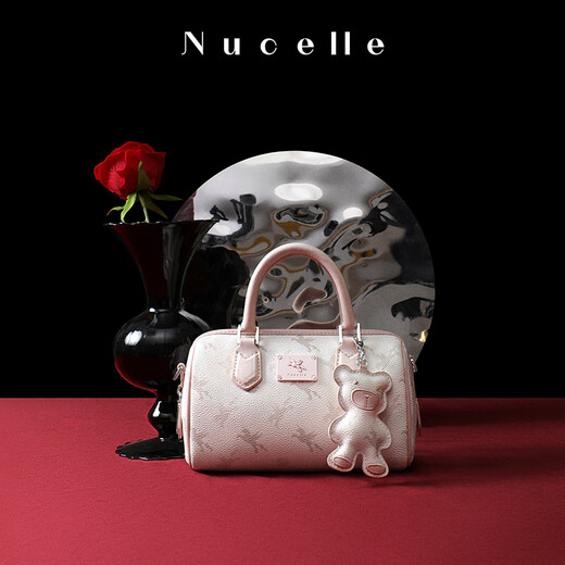 纽芝兰（NUCELLE）沈月同款飞马波士顿包包2025手提女生包包单肩斜挎枕头包生日礼物