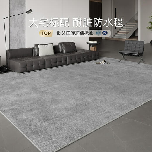 Sanqihu tapis salon 2024 Nouvelle couverture de canapé de luxe léger sans laver la couleur épaissie de couleur de couleurs de couleurs de lit de lit gris tapis de sol gris dongyan-16780 1 pièce 140 cm * 200 cm