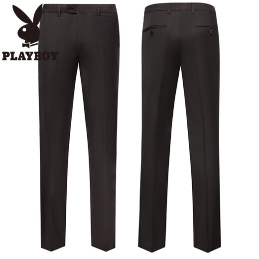 Playboy (PLAYBOY) Men's Tuxedo Slim Suit Suit Stage Performance Chorus Host Groom Wedding Banquet Conductor Suit Black Tuxedo Suit + Pants + Vest Waistband 3XL Weight 170Jin Jin is equal to 0.5 kg or so