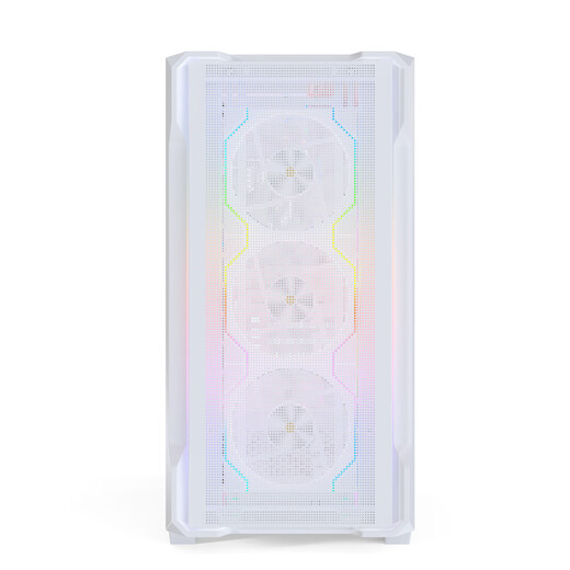 影驰风刃游戏办公台式电脑机箱白色（ATX/TYPE-C/快拆/兼容背插主板/显卡竖装/一体式跳线/零件盒）