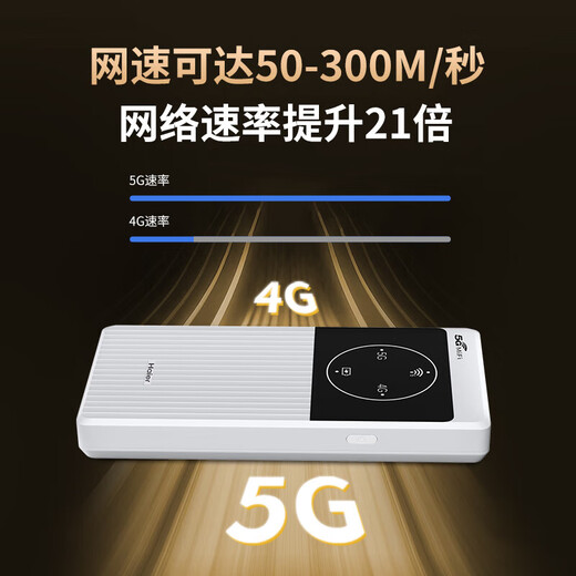 海尔5g随身wifi移动wifi6免插卡全网通无线上网卡便携式车载无限路由器全国通用流量2025款全程不限速 【顶配版年套餐】5G双网任切-月享1500G年套餐 30天免费试用丨五年只换不修