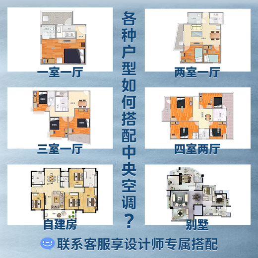 Midea Starlight multi-split central air conditioner, one to five, four to three, one to more, super first-class energy efficiency MDS full DC frequency conversion, intelligent cleaning, pure copper tube, two rooms and one living room, Starlight 5 HP, one to three, two rooms and one living room 110, first-class energy efficiency