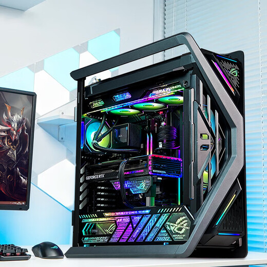 ASUS ROG Genesis family bucket Ryzen AMD 9800X3D Night God 5080/Raptor 5070/5060 graphics card E-sports game design DIY desktop assembly computer complete machine 12 R9-9950X3D/TUF5080/32G host set