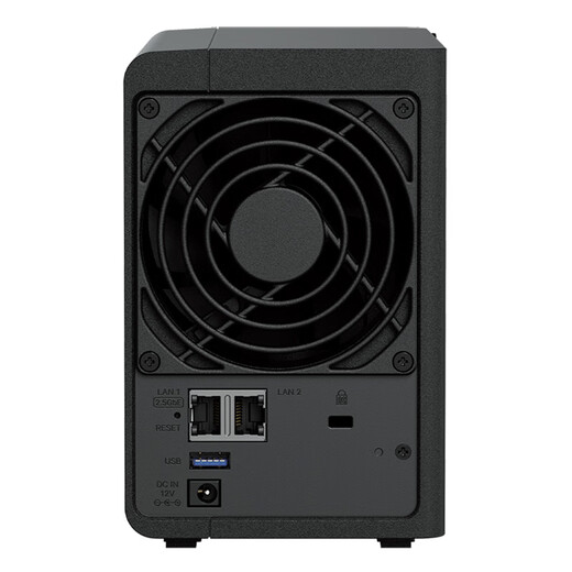 群晖（Synology） DS225+四核心 两盘位 NAS 网络存储服务器 企业团队办公 私有云 文件共享备份 黑色 8TB版（含2块群晖原厂4TB硬盘）