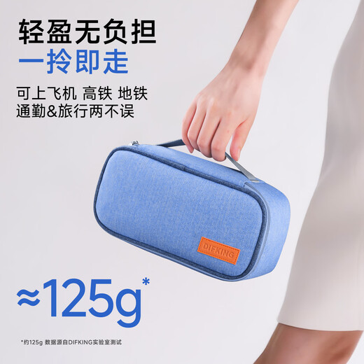 DIFKING Mini Milk Backpack Breast Milk Ice Pack for Work and Outing Small Portable Breast Milk Storage Fresh Refrigerated Milk Backpack Blue (Basic Type) + 2 Small Blue Ice