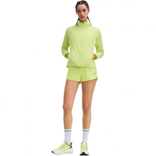 迪桑特（DESCENTE）RE系列UPF50+防晒连帽拉链夹克外套女款LM-SunnyLime LM-Sunny Lime S