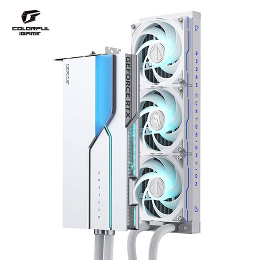 Colorful iGame GeForce RTX 5090 D v2 Neptune OC 24GB GDDR7 DLSS 4 e-sports light chasing game design computer graphics card