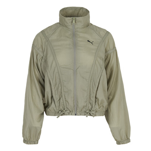 Puma (Puma) Chaqueta para mujeres 2025 Summer Nuevo cuello de soporte de soporte transpirable lo suelto Desgaste informal Jacket Daily Sportswear 633971-82 XS