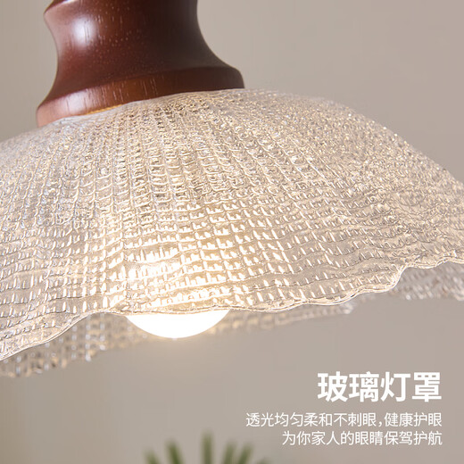 
Dingyin French cream style bedroom bedside chandelier retro creative atmosphere restaurant bar lamp middle age wasaki style lamp [9227] ordinary style - three colors to change light
