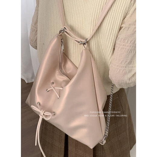 Dadong Ballet Bow Rucksack Damen 2025 Neues Mode -College -Rucksack großer Kapazitäts Tasche weiß