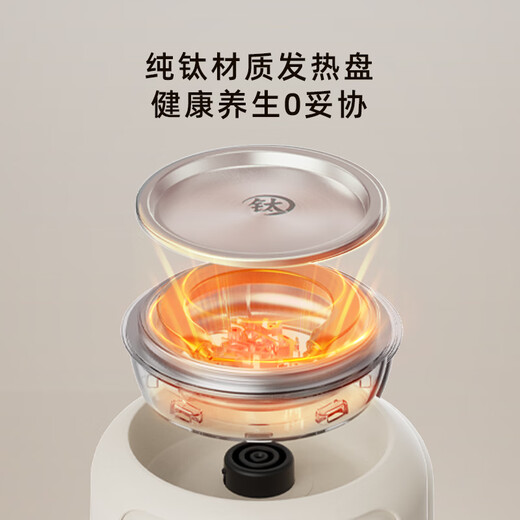 BRUNO health kettle kettle teapot office all-glass teapot all-in-one scented tea electric kettle stew pot small mini one-person household separated automatic thermostatic kettle tea leakage 0.8L