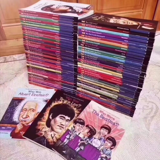 Jingxuan Reading 1449 people collected Who is/Who was Volume 1_80, Volume 81_160 English picture book 1-80