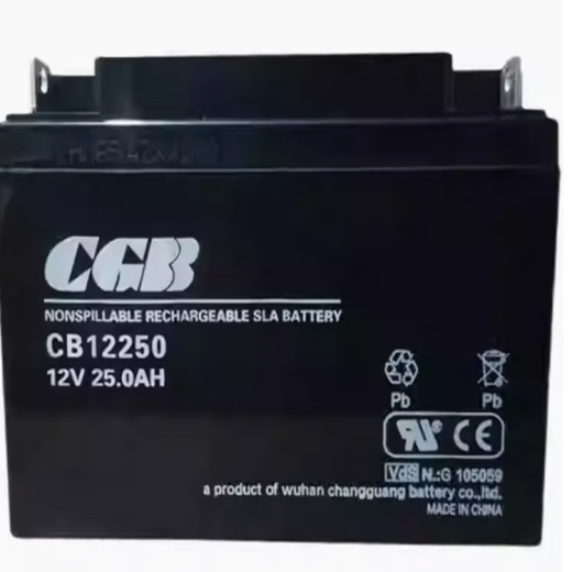 CGB Wuhan Changguang Battery Fire Alarm Instrument Instrument Machine incorporado 24V Fuente de alimentación EPS Potencia para automóvil infantil CB12250 12V25AH