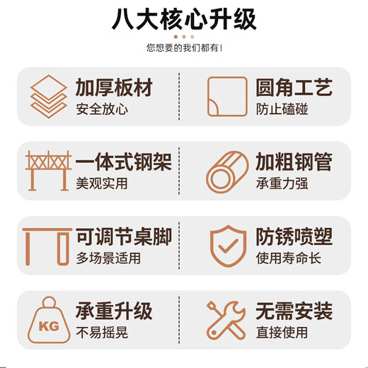 Quanpinwu foldable desk computer table desktop student long table bedroom simple writing study table office desk