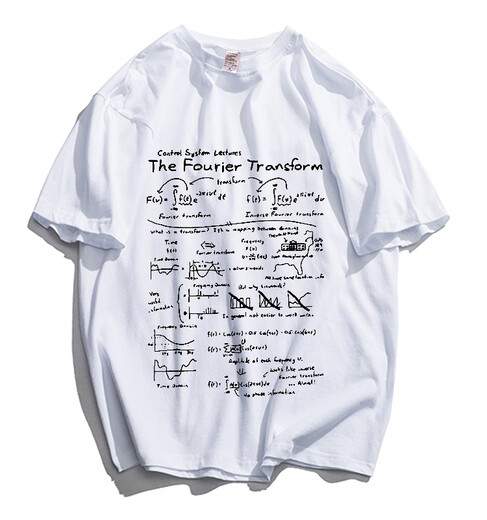 
Guan Chen Fuliye transforms short-sleeved science and engineering mathematics, physics and chemical signal T-shirt men's short-sleeved teenagers new style trend 048 olive green around XS15042kg equal size