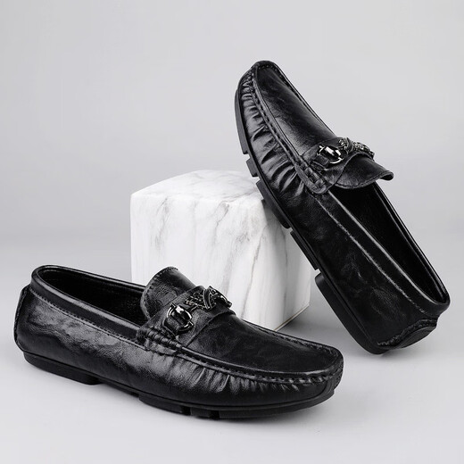 
Zero-degree broken-size men's leather shoes 2025 new casual genuine leather men's shoes soft sole breathable non-slip dad's shoes summer new brown 9926 38