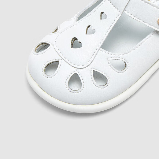 YEEHOO baby sandals summer breathable white shoes baby girl sandals