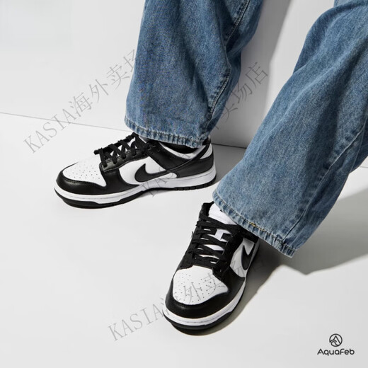 耐克（NIKE）Dunk Low周雨彤同款黑白熊猫男女子低帮板鞋DD1503-101 DD1391-100 成人男款 40.5