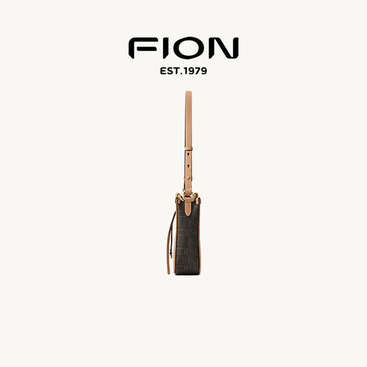菲安妮（FION）2025新款包包女包单肩斜挎包百搭时尚通勤马鞍包七夕情人节礼物