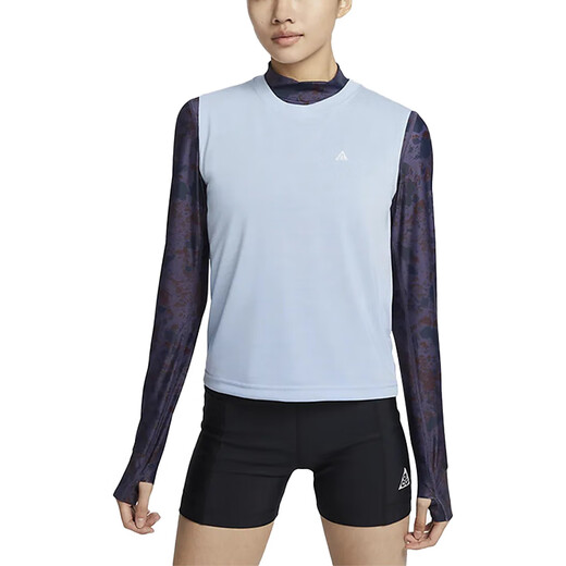 Nike (Nike)/Sommer Frauen mit schnell trocknendem ärmellosen Sport und Freizeitweste T-Shirt DO9272-479 Offizielles Flaggschiff DO9272-479 Hauptbildmodell L 165/88a