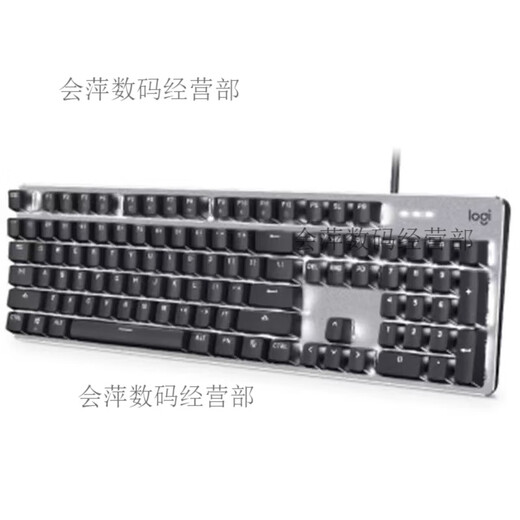罗技 G（G）机械键盘 有线键盘 游戏办公键盘  全尺寸背光龙华 K845 茶轴