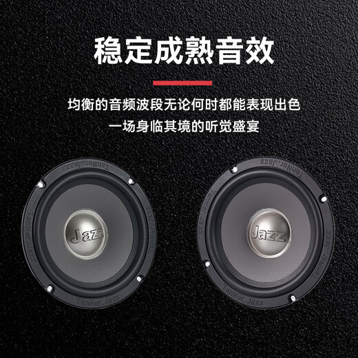 DANNER.JAZZ Berlin Voice Car Door Full Car Audio Horn Upgrade and Modification Set 6.5-inch DSP Amplifier Harman Katon All Cars 2 Mid-bass 2 Treble 2 Coaxial + Sound Insulation + DSP