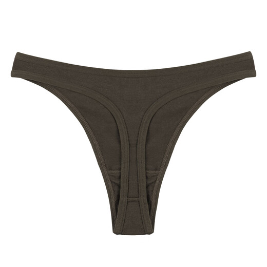 Men's thong high-cut style hollow sexy hip-lifting T-pants low-waist macho nightclub seamless briefs trendy red 2XL150-170Jin Jin is equal to 0.5 kg