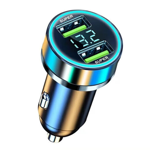 Real me adapted to original Real me dual-port fast charging car charger 240W car cigarette lighter one-to-two conversion plug mobile flash charging head 90W single-port green fast charging speed up 12099
