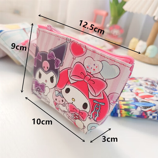 Nezha ao bing lindo dibujos animados mini billetera de monedas con cremallera bolso de monedas bolsas para niños bolsas para estudiantes de regalo creativo