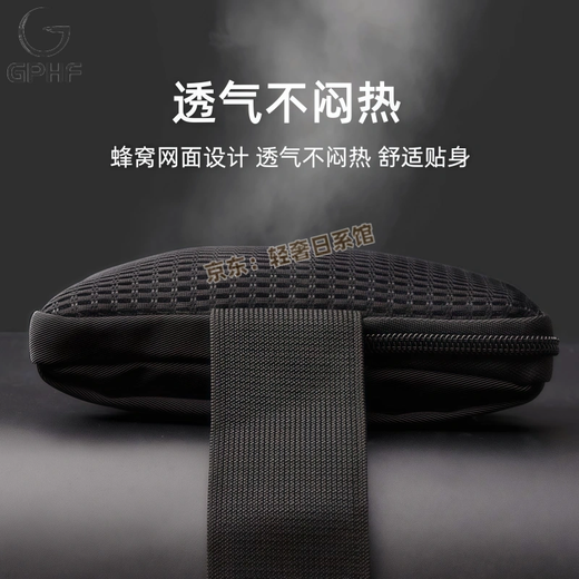 GPHF Japanese running mobile phone arm bag for men and women, sports and fitness equipment, water-repellent, lightweight wrist arm arm bag, mobile phone bag, quiet blue texture upgrade, dual-purpose arm and wrist