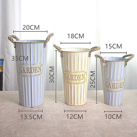 Réveil de fleur de fleur fenêtre ménage boutique de fleurs séchées arrangement de fleurs de fleurs nordic bancie décoration appliance fleur sn1478 rétro blanc (petite hauteur 25 cm) largeur 15x hauteur 25cm