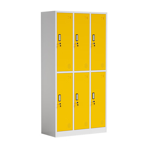 Fat Donglai quality office iron cabinet steel color locker employee locker with password lock iron cabinet 4-door cabinet key lock 0.8mm